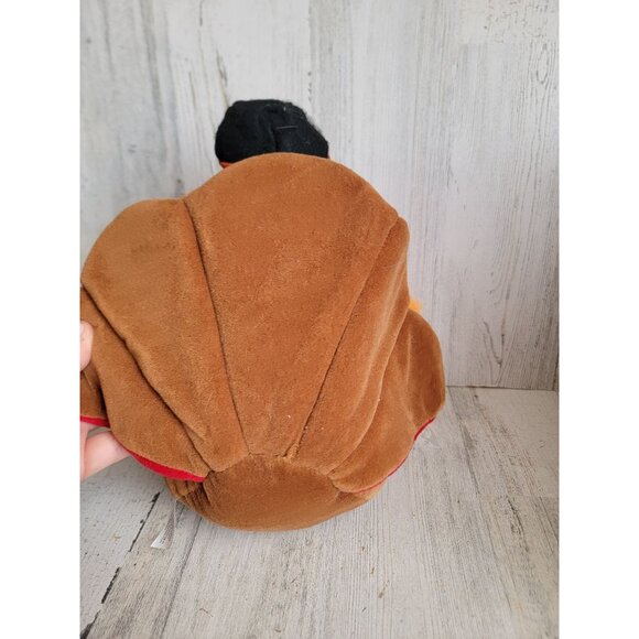 Vintage plush Pilgrim turkey thanksgiving home decor - Picture 7 of 8